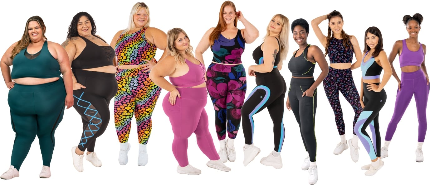 POP Fit women's leggings Size XL - 3 Pair - Super Thick - POCKETS